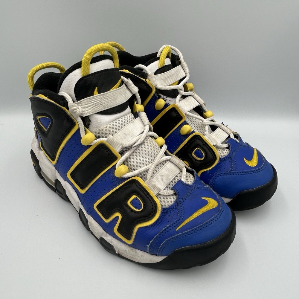 Nike AIR More Uptempo Peace, Love, Basketball Shoes Sneakers Vintage 5Y